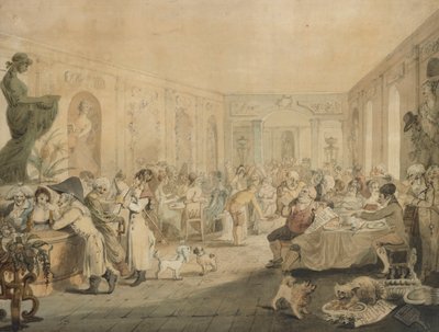 مطعم جدا في القصر الملكي ، باريس ، 1803 بواسطة جون هنري نيكسون