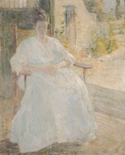 شخصية في زوجة فنان ضوء الشمس ، كاليفورنيا. 1890-1900. بواسطة جون هنري تواكتمان