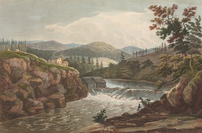 ليتل فولز في لوزيرن رقم 1 من محفظة نهر هدسون ، 1822-1823. بواسطة جون هيل
