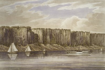 Palisades رقم 19 ، محفظة نهر هدسون ، 1823-24. بواسطة جون هيل