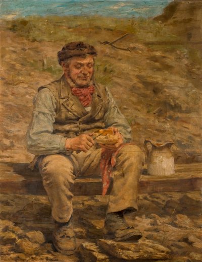غذاء الأكل للعامل ، 1886-1887 بواسطة جون هودجسون كامبل