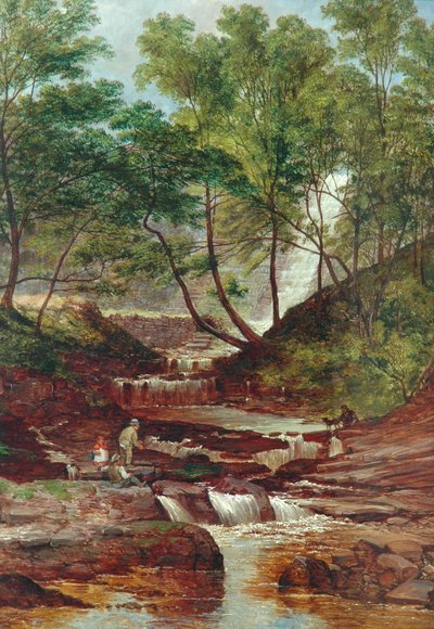 يقع سد ثقوب القط في Todmorden ، 1870 بواسطة جون هولاند
