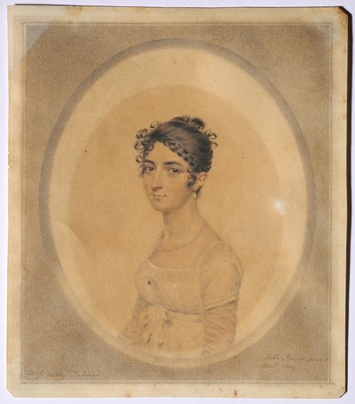 صورة ملكة جمال ماري تادمان ، 1809. بواسطة John I. smart