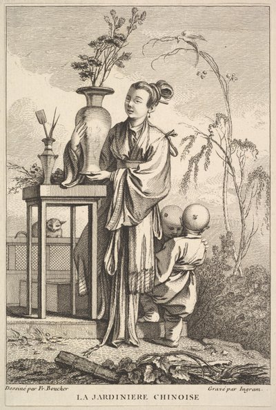 البستاني الصيني ، 1741-63. بواسطة جون انجرام