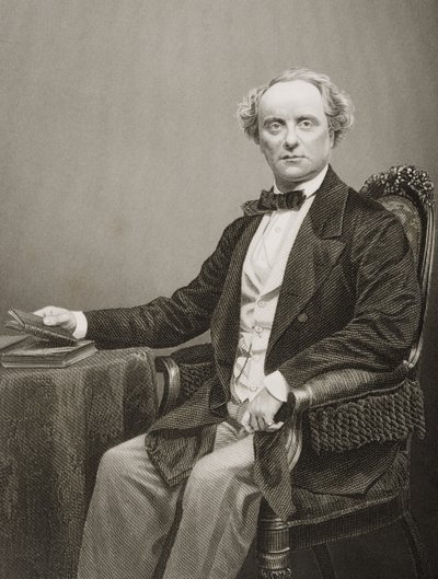 تشارلز جون كين (1811-68) ، محفور بواسطة DJ Pound من صورة ، من "غرفة الرسم للشخصيات البارزة ، المجلد 2" ، نُشر في لندن ، 1860 بواسطة جون جابيز إدوين بيزلي مايال
