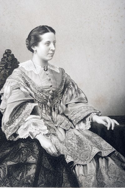 كلارا نوفيلو (1818-1908) محفورة من قبل DJ Pound من صورة ، من "غرفة الرسم للشخصيات البارزة ، المجلد 2" ، المنشورة في لندن ، 1860 بواسطة جون جابيز إدوين بيزلي مايال