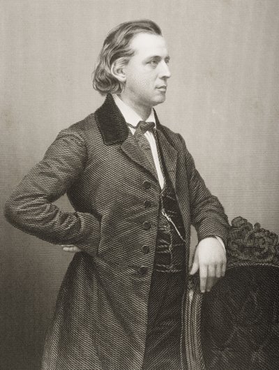 هنري وارد بيتشر (1813-1887) منقوش بواسطة DJ Pound من صورة ، من "غرفة الرسم للشخصيات البارزة ، المجلد 2" ، نُشر في لندن ، 1860 بواسطة جون جابيز إدوين بيزلي مايال
