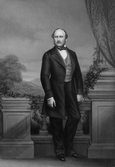 صاحب السمو الملكي الراحل ، أمير الأمير ، من "معرض صور غرفة الرسم للشخصيات البارزة" ، 1861 (نقش الفولاذ) بواسطة جون جابيز إدوين بيزلي مايال