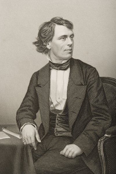 جون بارثولومو جوف (1817-1886) منقوش بواسطة DJ Pound من صورة فوتوغرافية ، من "غرفة الرسم للشخصيات البارزة ، المجلد 2" ، نُشر في لندن ، 1860 بواسطة جون جابيز إدوين بيزلي مايال