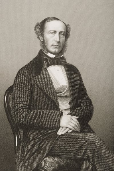 جون والتر (1818-1894) منقوش بواسطة DJ Pound من صورة فوتوغرافية ، من "غرفة الرسم للشخصيات البارزة ، المجلد 2" ، نُشر في لندن ، 1860 بواسطة جون جابيز إدوين بيزلي مايال