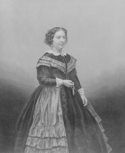 الآنسة لويزا باين ، من "معرض صور غرفة الرسم للشخصيات البارزة" ، 1861 (نقش الفولاذ) بواسطة جون جابيز إدوين بيزلي مايال