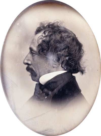 صورة شخصية لرجل نبيل ، تعرف باسم تشارلز ديكنز ، c.1853-1855 بواسطة جون جابيز إدوين بيزلي مايال
