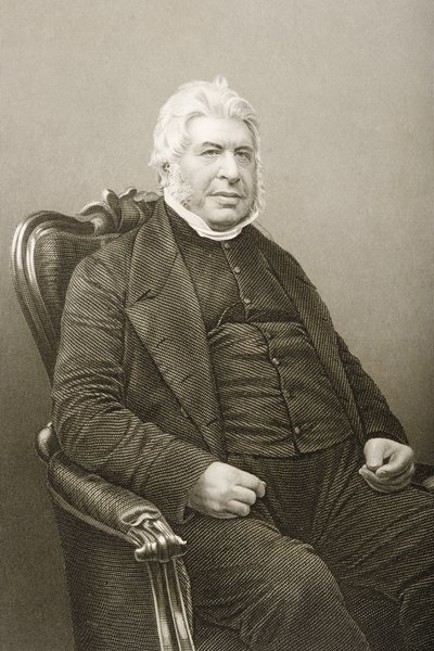 والتر فاركوهار هوك (1798-1875) منقوش بواسطة DJ Pound من صورة ، من "غرفة الرسم للشخصيات البارزة ، المجلد 2" ، نُشر في لندن ، 1860 بواسطة جون جابيز إدوين بيزلي مايال