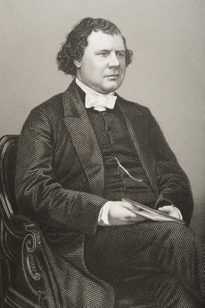 ويليام مورلي بونشون (1824-1881) منقوش بواسطة DJ Pound من صورة ، من "غرفة الرسم للشخصيات البارزة ، المجلد 2" ، نُشر في لندن ، 1860 بواسطة جون جابيز إدوين بيزلي مايال
