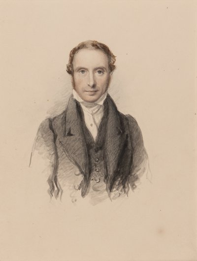 صورة صموئيل بروت ، c.1820 (مرحاض على ورق) بواسطة جون جاكسون