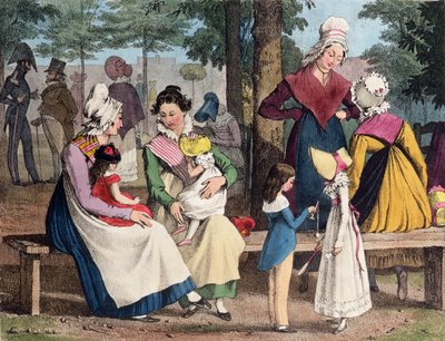 المربيات ، 1820 بواسطة جون جيمس شالون
