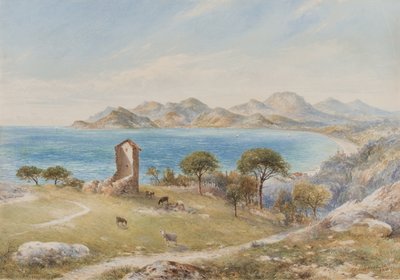 منظر لجبال Esterelles من كان (مرحاض على ورق) بواسطة جون جيسوب هاردويك