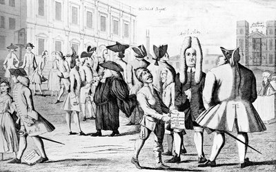 غريب ، أو Carracturas من العصر الحالي 1752 بواسطة جون جون