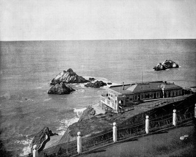 Cliff House and Seal Rocks ، جولدن جيت ، كاليفورنيا ، الولايات المتحدة الأمريكية ، 1893. بواسطة جون ل. ستودارد