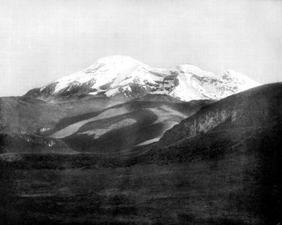 جبل تشيمبورازو ، الإكوادور ، 1893. بواسطة جون ل. ستودارد
