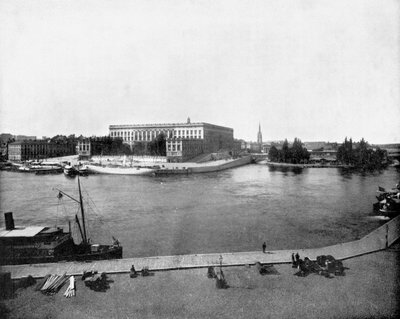 القصر الملكي ، ستوكهولم ، السويد ، 1893. بواسطة جون ل. ستودارد