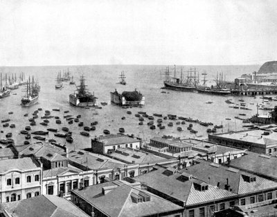 ميناء فالبارايسو ، تشيلي ، 1893. بواسطة جون ل. ستودارد