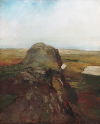 دراسة الخريف ، إطلالة على Hanging Rock ، Newport ، RI ، 1868. بواسطة جون لا فارج