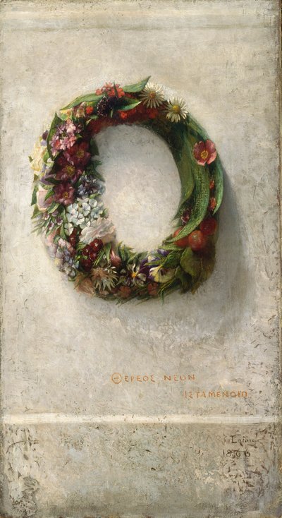 إكليل الزهور ، 1866. بواسطة جون لا فارج