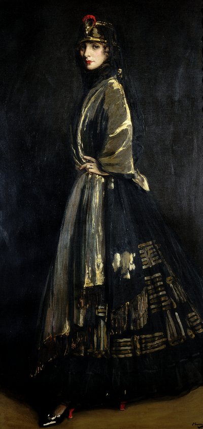 عسلي باللونين الأسود والذهبي ، 1916 بواسطة جون لافري