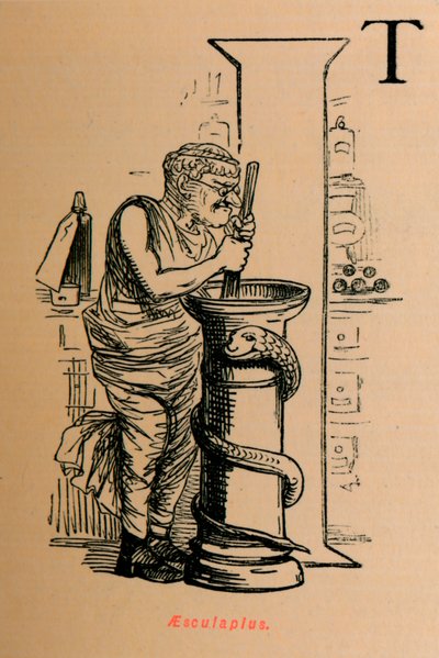 اسكولابيوس ، 1852 بواسطة جون ليتش