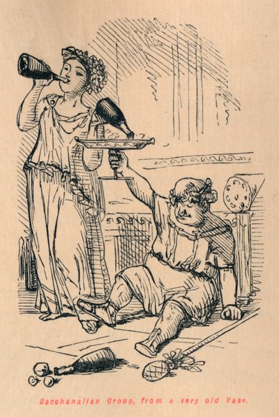 مجموعة Bacchanalian ، من زهرية قديمة جدًا ، 1852 بواسطة جون ليتش