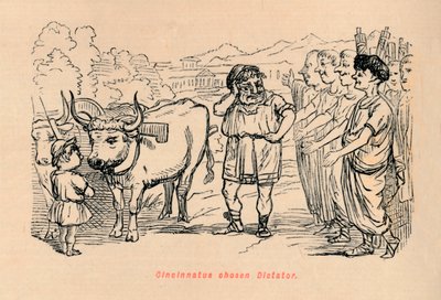 اختار سينسيناتوس الدكتاتور ، 1852 بواسطة جون ليتش