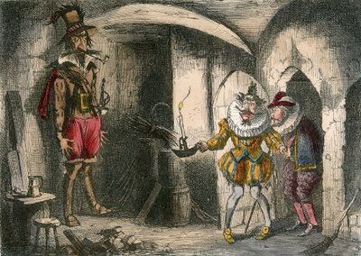 Discovery of Guido Fawkes by Suffolk and Mounteagle. بواسطة جون ليتش