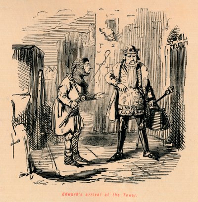 وصول إدواردز إلى البرج ، c1860 ، c1860 بواسطة جون ليتش