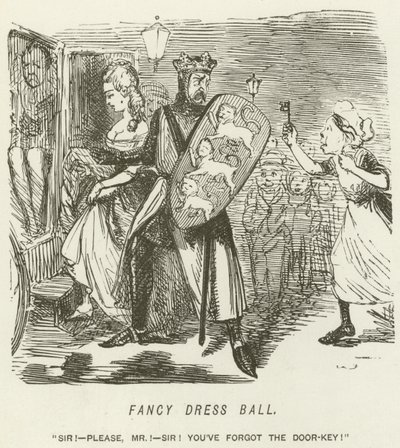 تنكرية الكرة بواسطة John Leech