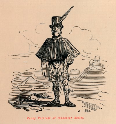 صورة خيالية للمفتش باليوي ، c1860 ، c1860 بواسطة جون ليتش