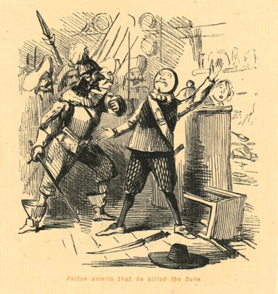 يعترف فيلتون أنه قتل الدوق ، 1897. بواسطة جون ليتش