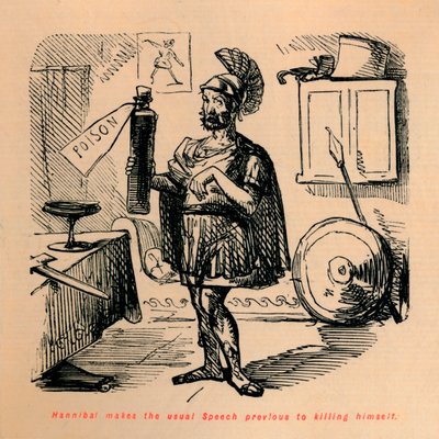 هانيبال يجعل الكلام المعتاد سابقًا لقتل نفسه ، 1852 بواسطة جون ليتش