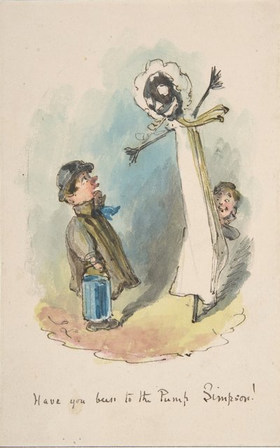 هل كنت في المضخة ، سيمبسون ، 1837-64. بواسطة جون ليتش
