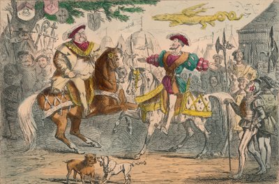 هنري الثامن ، لقاء فرانسيس الأول ، 1850 بواسطة جون ليتش