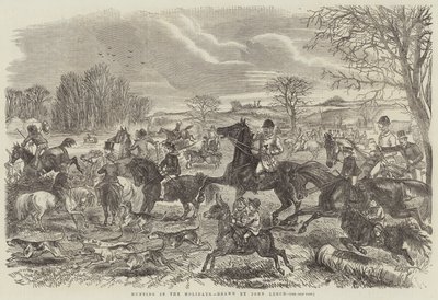 الصيد في الأعياد بواسطة John Leech