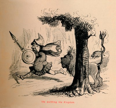 إيدا ترك مملكته ، c1860 ، c1860. بواسطة جون ليتش