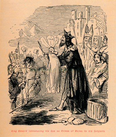 الملك إدوارد يقدم ابنه أمير ويلز لرعاياه ، c1860 ، c1860 بواسطة جون ليتش