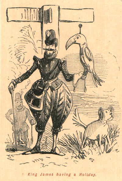 الملك جيمس لديه عطلة ، 1897. بواسطة جون ليتش