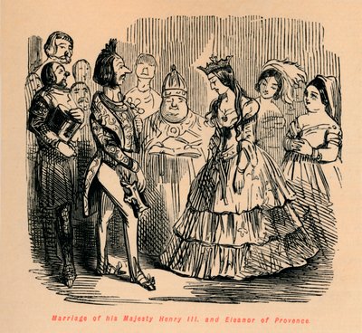 زواج جلالة هنري الثالث وإليانور بروفانس ، c1860 ، c186 بواسطة جون ليتش