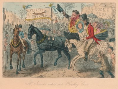 يدخل السيد جوروكس في Handley Cross ، 1854 بواسطة جون ليتش
