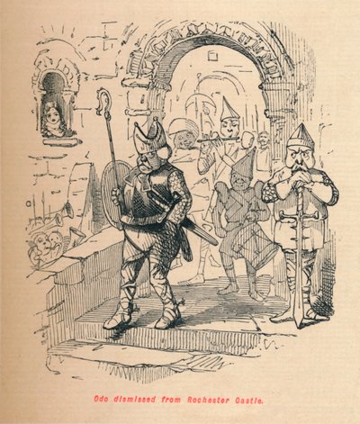 تم طرد أودو من قلعة روتشستر ، c1860 ، c1860 بواسطة جون ليتش