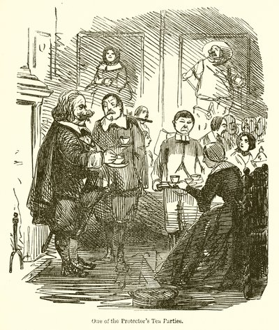 أحد حفلات شاي الحامي بواسطة John Leech