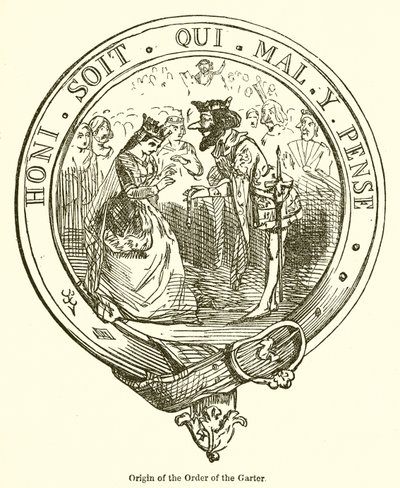 أصل وسام الرباط بواسطة John Leech