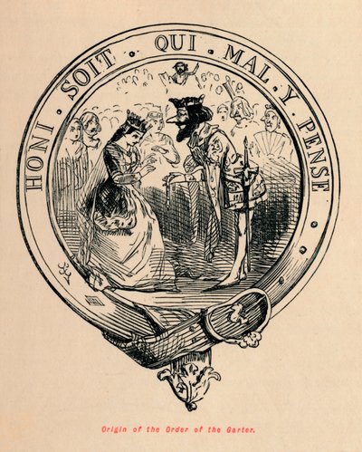 أصل وسام الرباط ، c1860 ، c1860 بواسطة جون ليتش